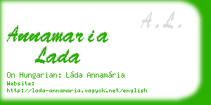 annamaria lada business card