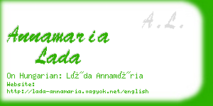 annamaria lada business card